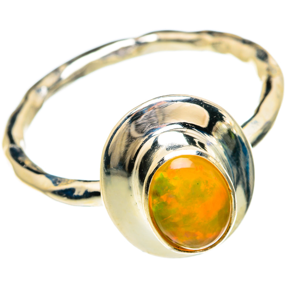 Ethiopian Opal Rings handcrafted by Ana Silver Co - RING85009