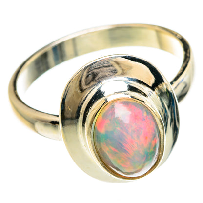 Ethiopian Opal Rings handcrafted by Ana Silver Co - RING85010