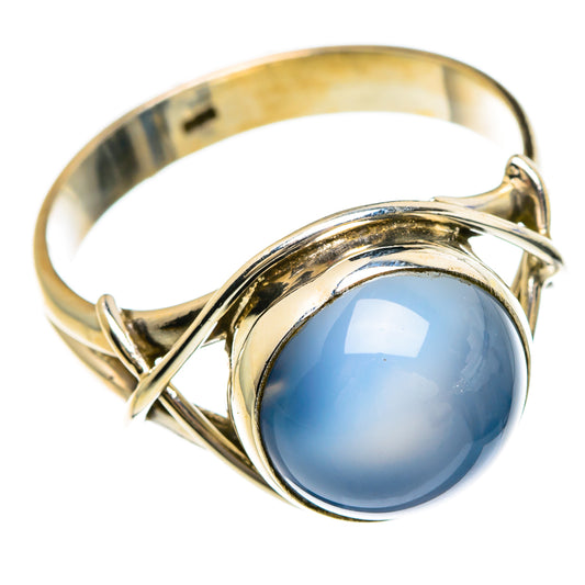 Chalcedony Rings handcrafted by Ana Silver Co - RING85015