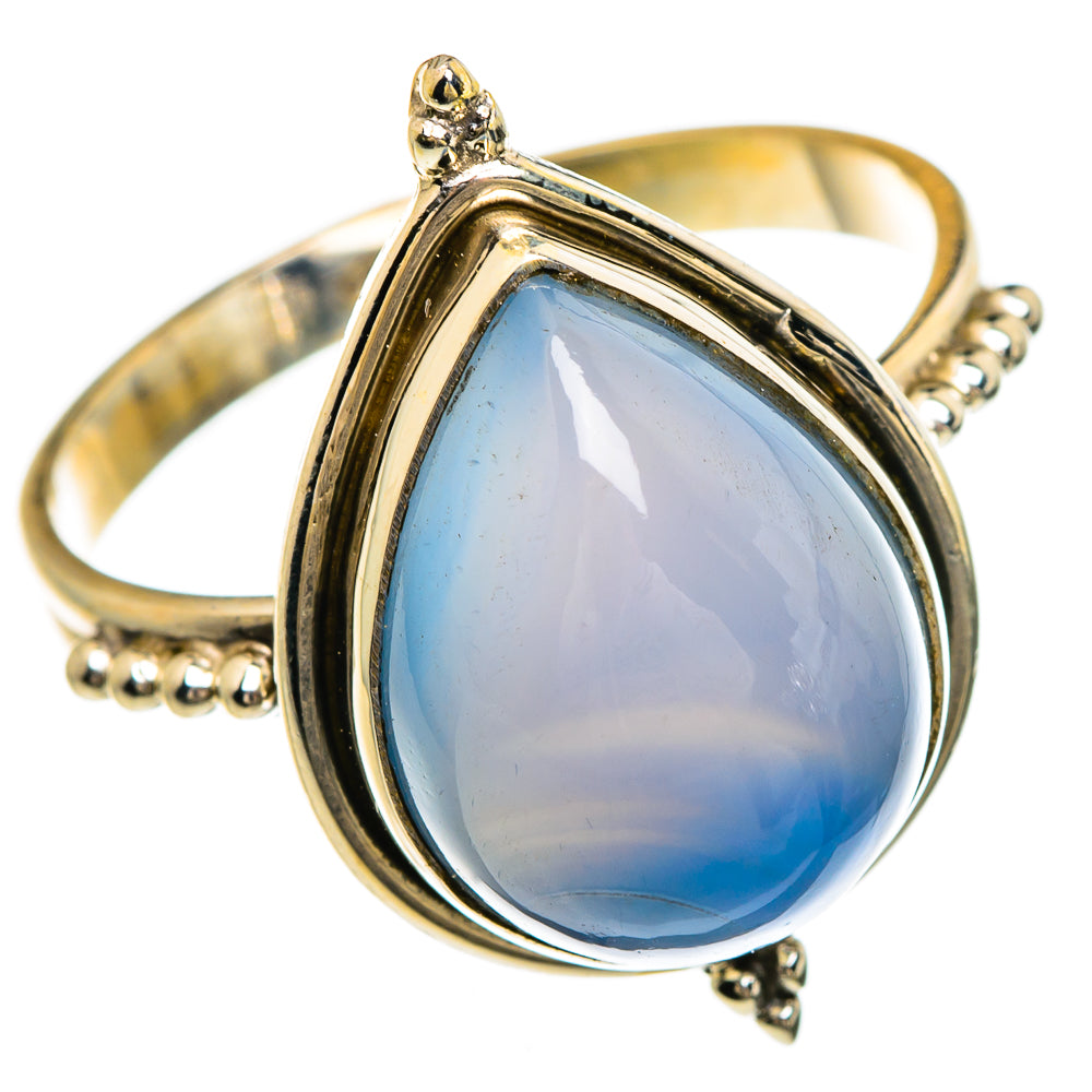 Chalcedony Rings handcrafted by Ana Silver Co - RING85017
