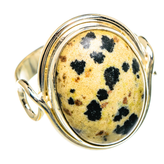 Dalmatian Jasper Rings handcrafted by Ana Silver Co - RING85029
