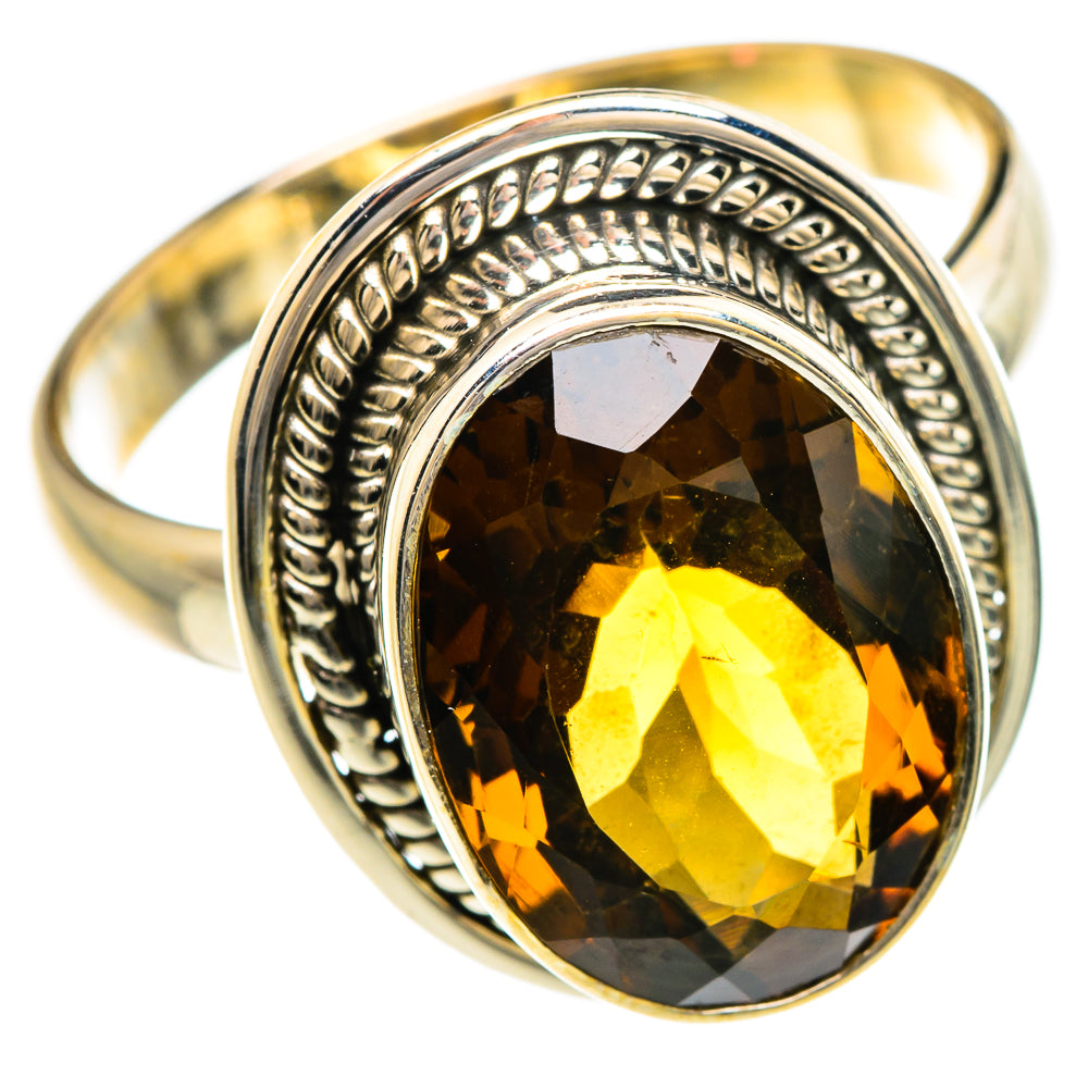 Mandarin Citrine Rings handcrafted by Ana Silver Co - RING85030