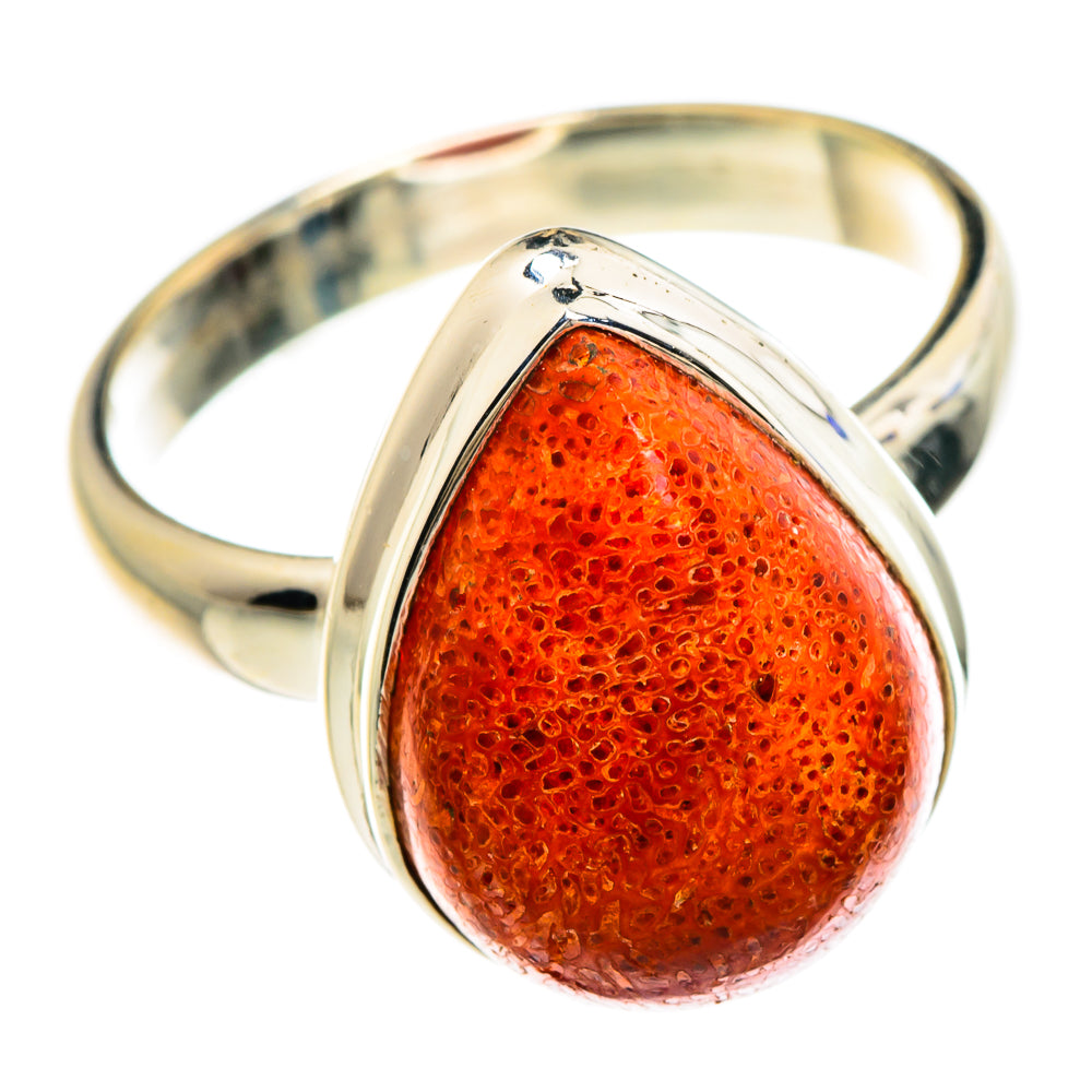 Sponge Coral Rings handcrafted by Ana Silver Co - RING85035