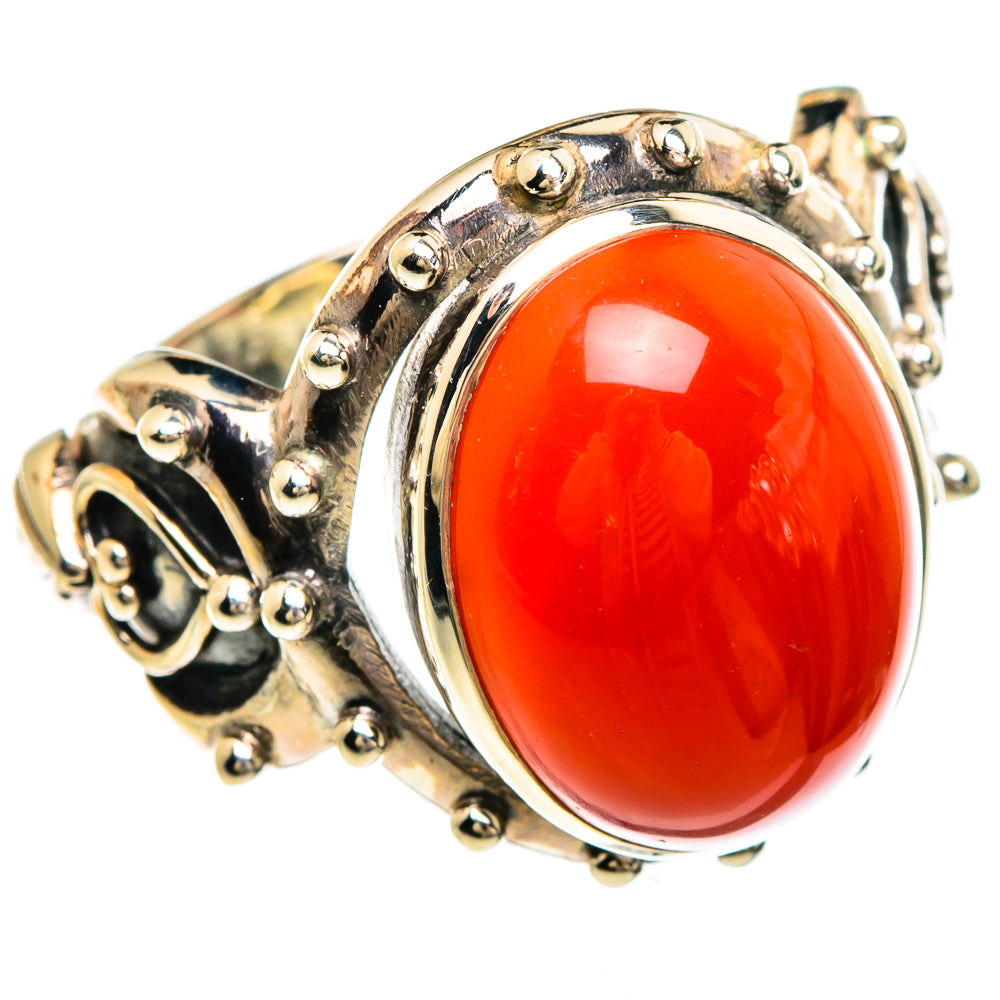Carnelian Rings handcrafted by Ana Silver Co - RING85036