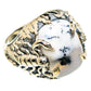 Dendritic Opal Rings handcrafted by Ana Silver Co - RING85043