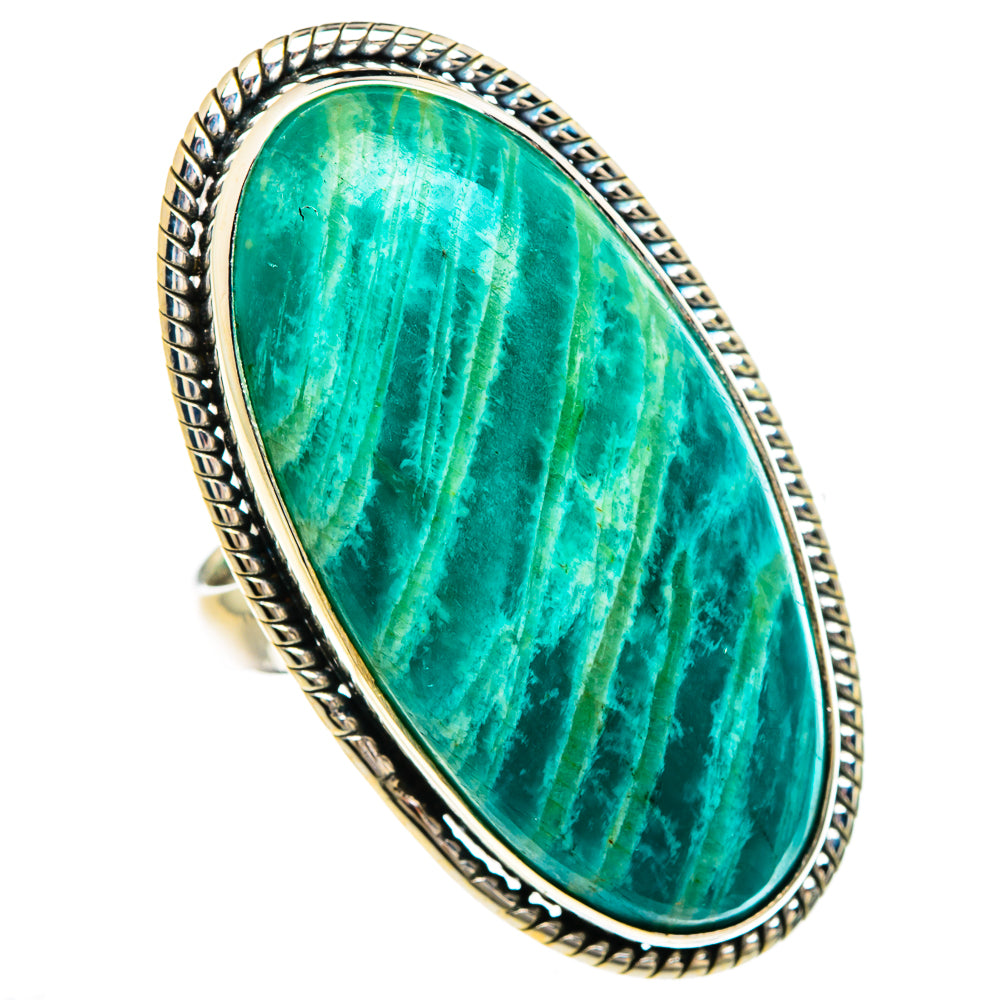 Amazonite Rings handcrafted by Ana Silver Co - RING85056