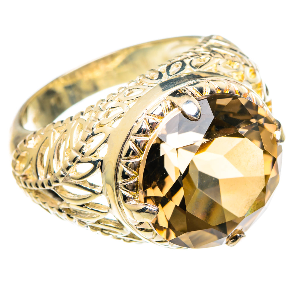 Smoky Quartz Rings handcrafted by Ana Silver Co - RING85058
