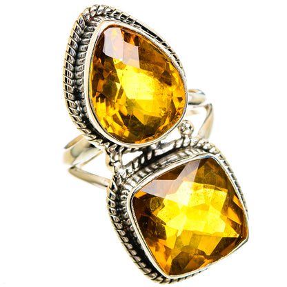 Mandarin Citrine Rings handcrafted by Ana Silver Co - RING85062