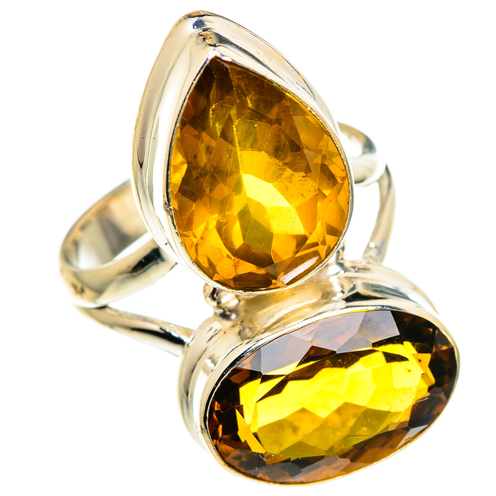Mandarin Citrine Rings handcrafted by Ana Silver Co - RING85064