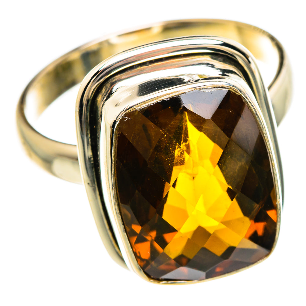 Mandarin Citrine Rings handcrafted by Ana Silver Co - RING85077