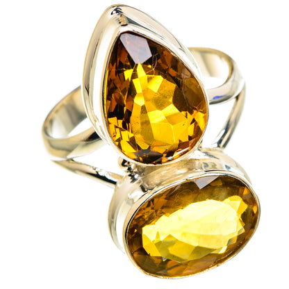 Mandarin Citrine Rings handcrafted by Ana Silver Co - RING85078