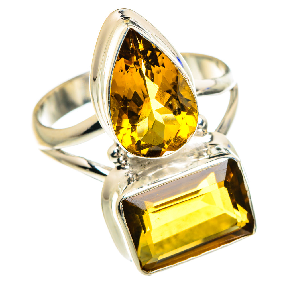 Mandarin Citrine Rings handcrafted by Ana Silver Co - RING85080