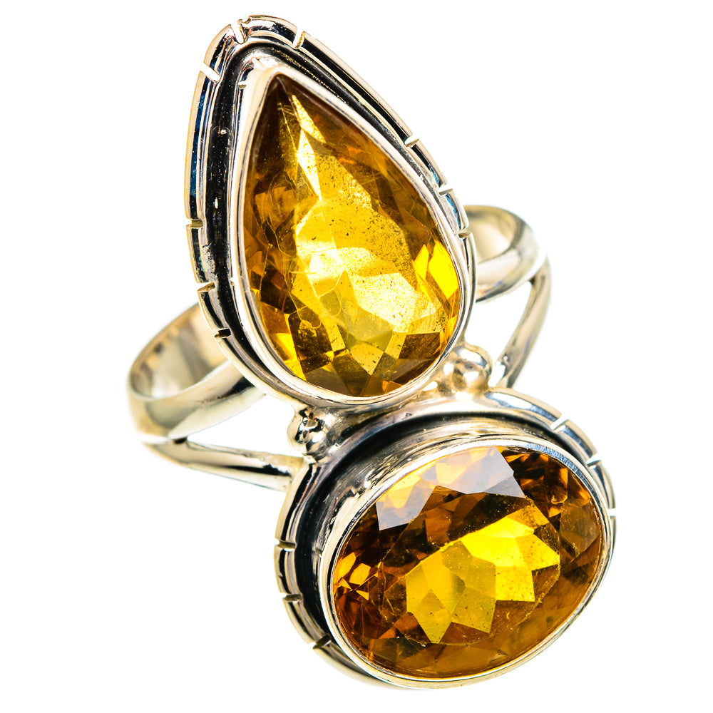 Mandarin Citrine Rings handcrafted by Ana Silver Co - RING85081