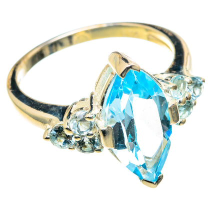 Blue Topaz Rings handcrafted by Ana Silver Co - RING85095