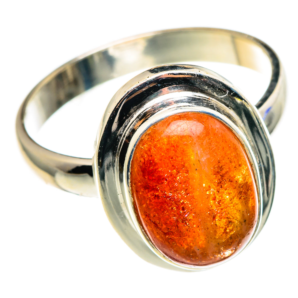 Sunstone Rings handcrafted by Ana Silver Co - RING85107