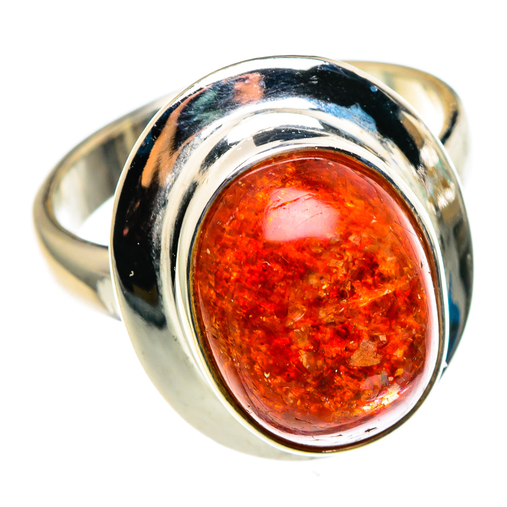 Sunstone Rings handcrafted by Ana Silver Co - RING85109