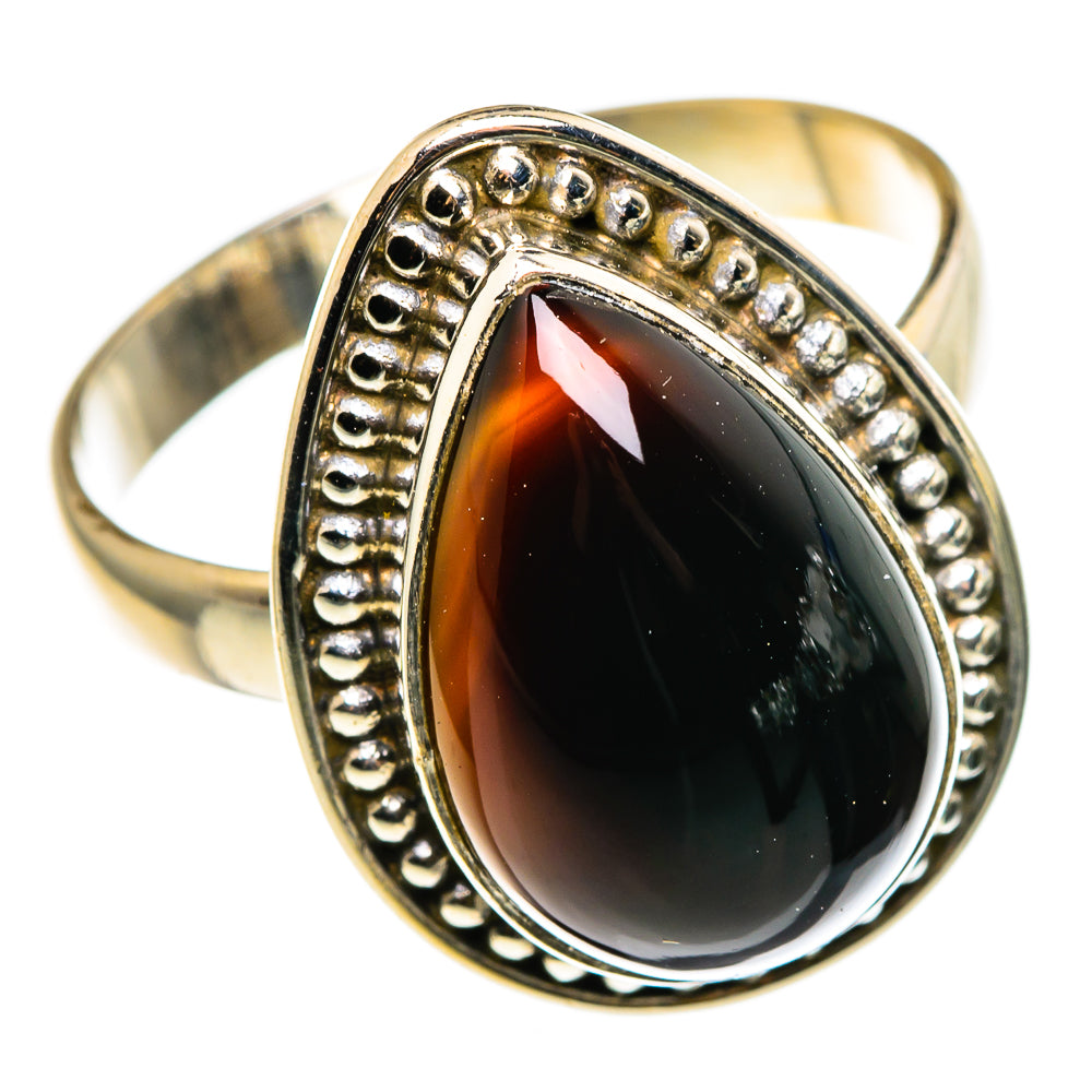 Black Onyx Rings handcrafted by Ana Silver Co - RING85123