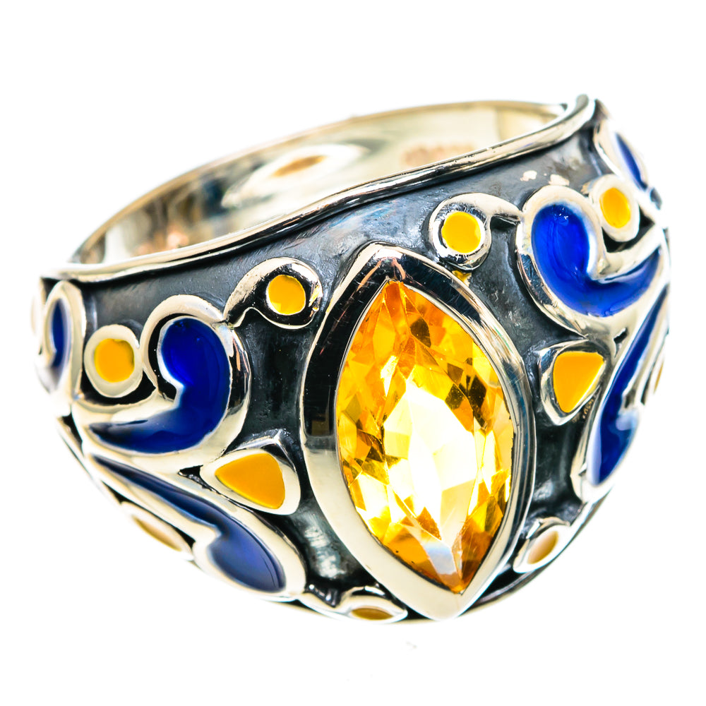 Citrine Rings handcrafted by Ana Silver Co - RING85132