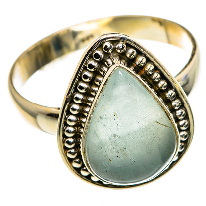 Aquamarine Rings handcrafted by Ana Silver Co - RING85143