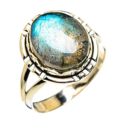 Labradorite Rings handcrafted by Ana Silver Co - RING85145