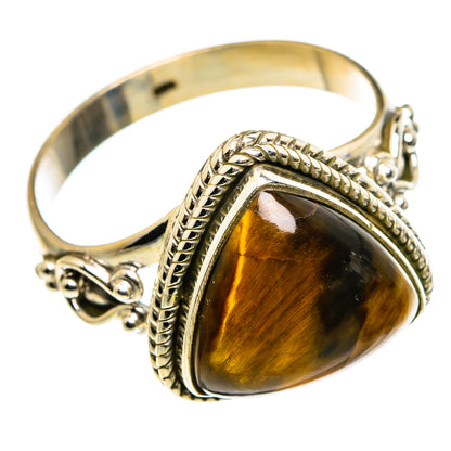 Tiger Eye Rings handcrafted by Ana Silver Co - RING85153