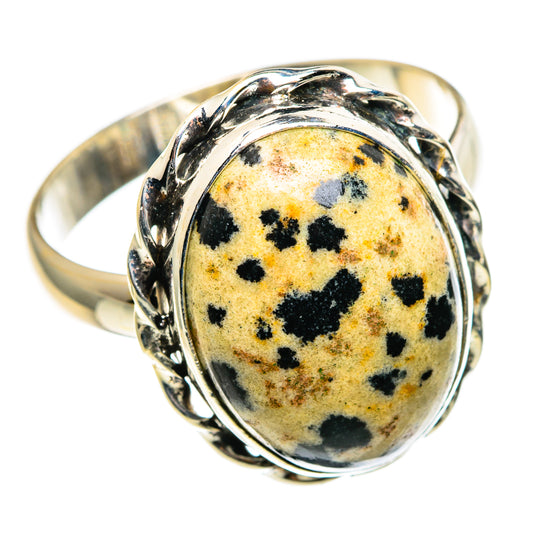 Dalmatian Jasper Rings handcrafted by Ana Silver Co - RING85155 - Photo 2