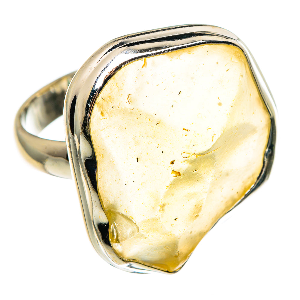 Libyan Glass Rings handcrafted by Ana Silver Co - RING85156 - Photo 2