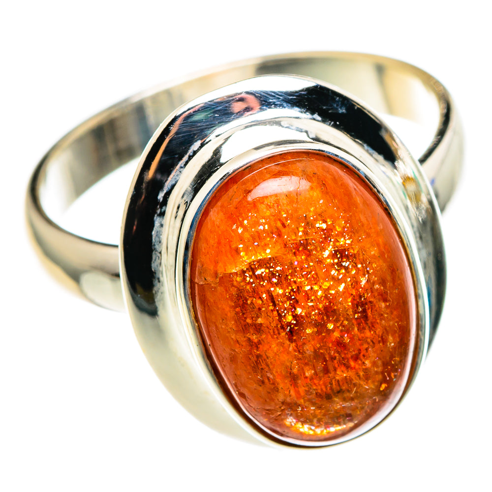Sunstone Rings handcrafted by Ana Silver Co - RING85157