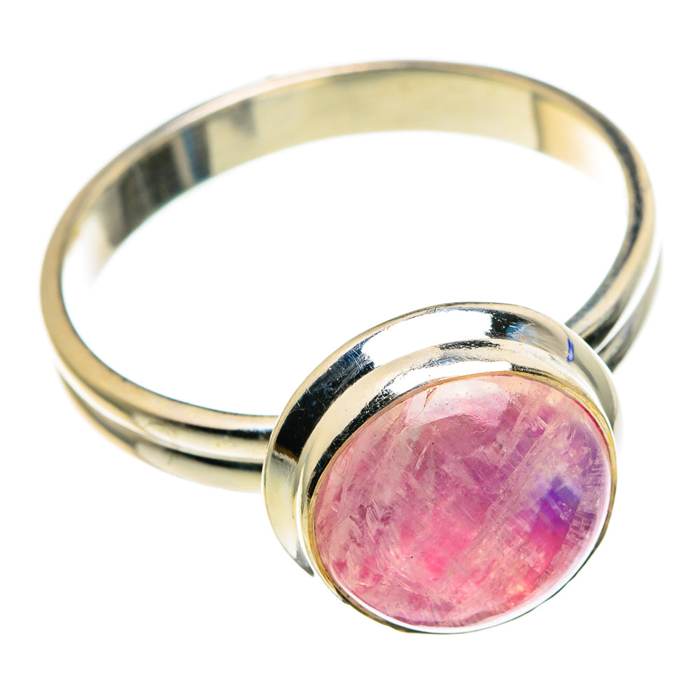 Pink Moonstone Rings handcrafted by Ana Silver Co - RING85161