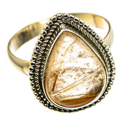 Rutilated Quartz Rings handcrafted by Ana Silver Co - RING85170