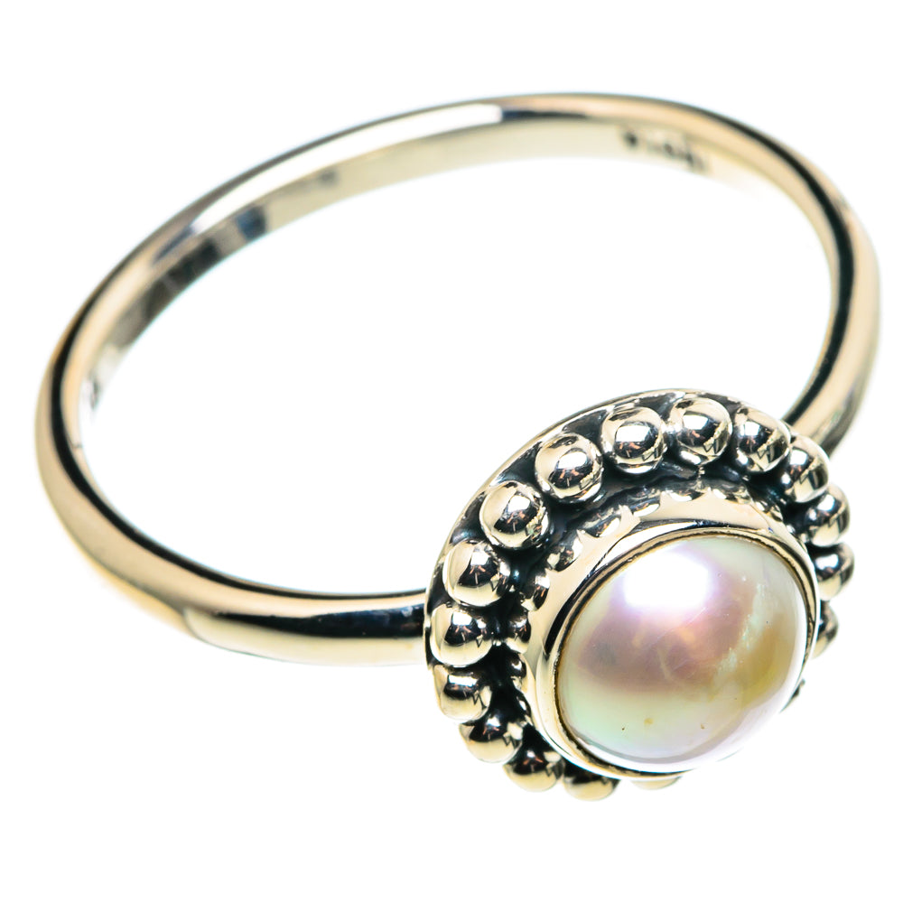 Cultured Pearl Rings handcrafted by Ana Silver Co - RING85178