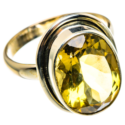 Lemon Quartz Rings handcrafted by Ana Silver Co - RING85185