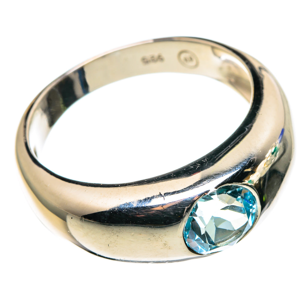 Blue Topaz Rings handcrafted by Ana Silver Co - RING85187