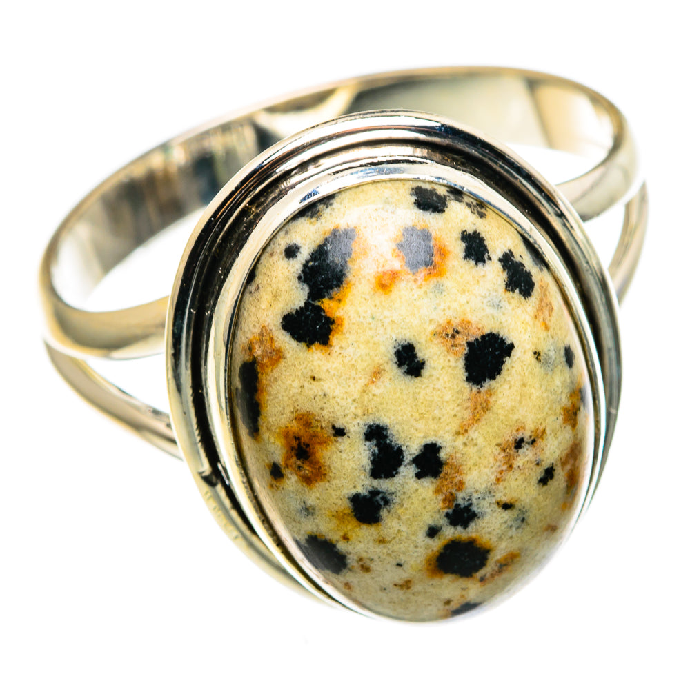 Dalmatian Jasper Rings handcrafted by Ana Silver Co - RING85199 - Photo 2