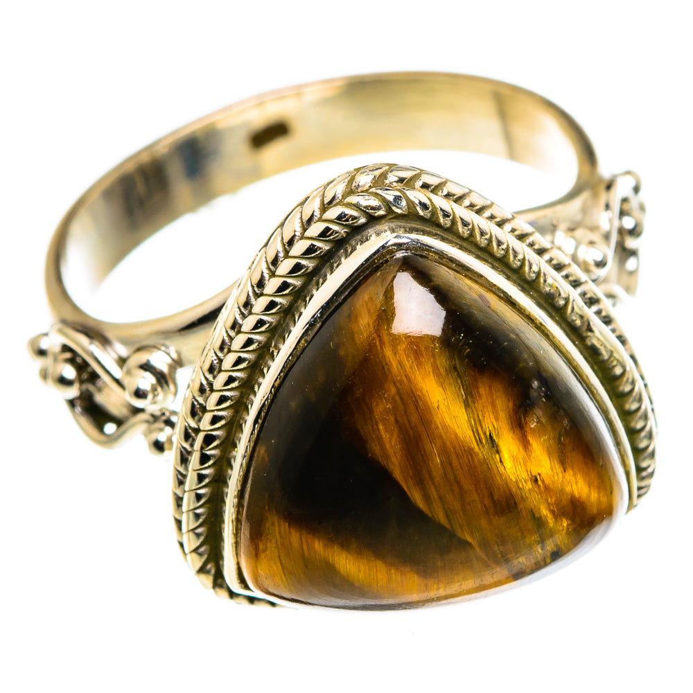 Tiger Eye Rings handcrafted by Ana Silver Co - RING85200