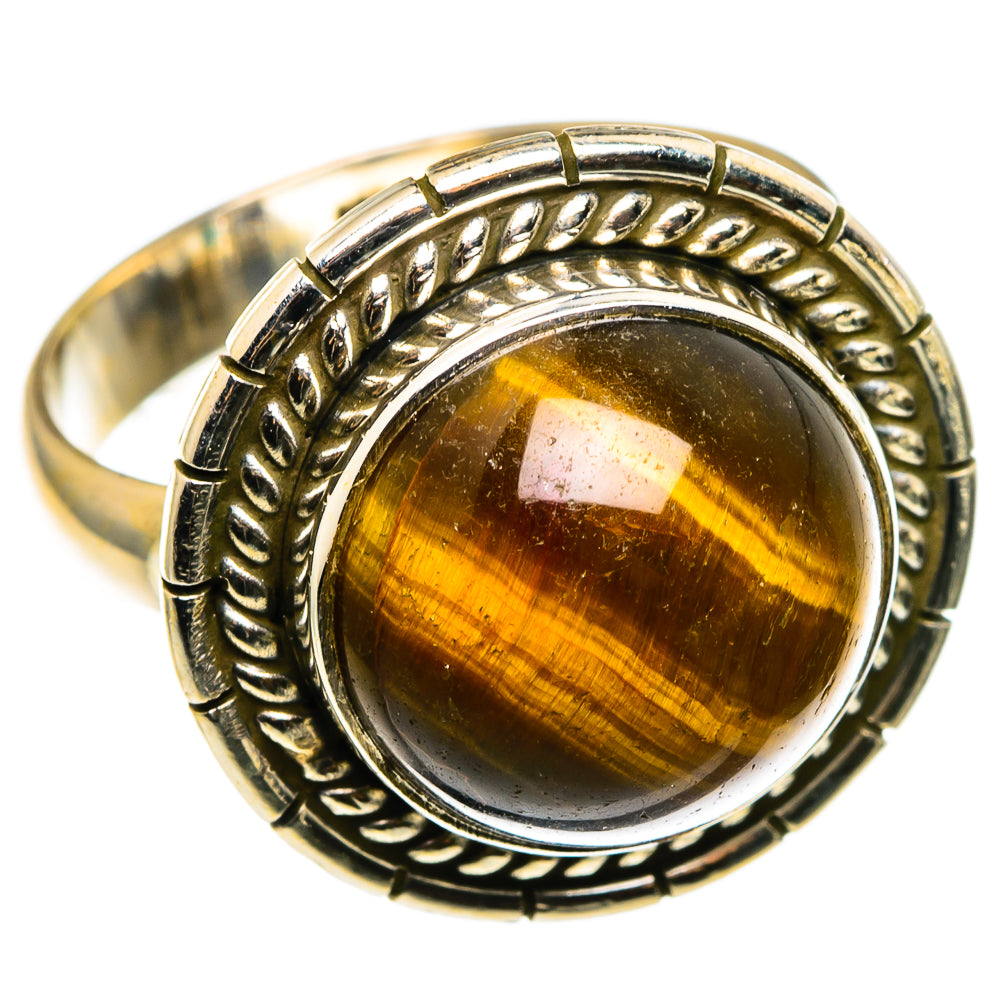 Tiger Eye Rings handcrafted by Ana Silver Co - RING85202