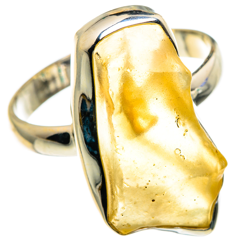 Libyan Glass Rings handcrafted by Ana Silver Co - RING85205