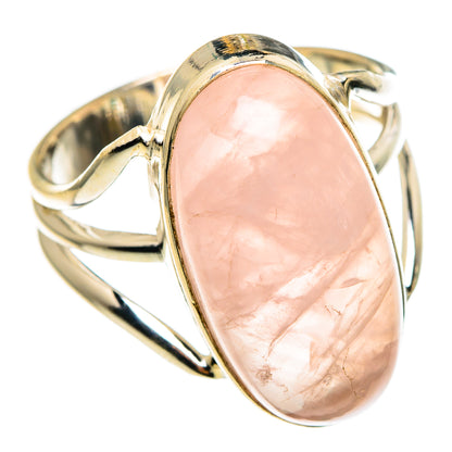 Rose Quartz Rings handcrafted by Ana Silver Co - RING85207