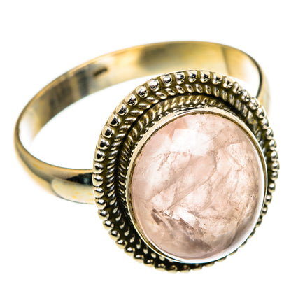 Rose Quartz Rings handcrafted by Ana Silver Co - RING85208