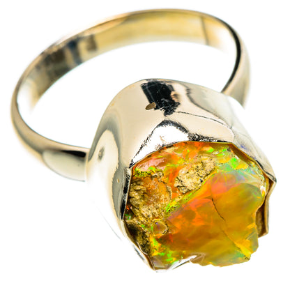 Ethiopian Opal Rings handcrafted by Ana Silver Co - RING85226