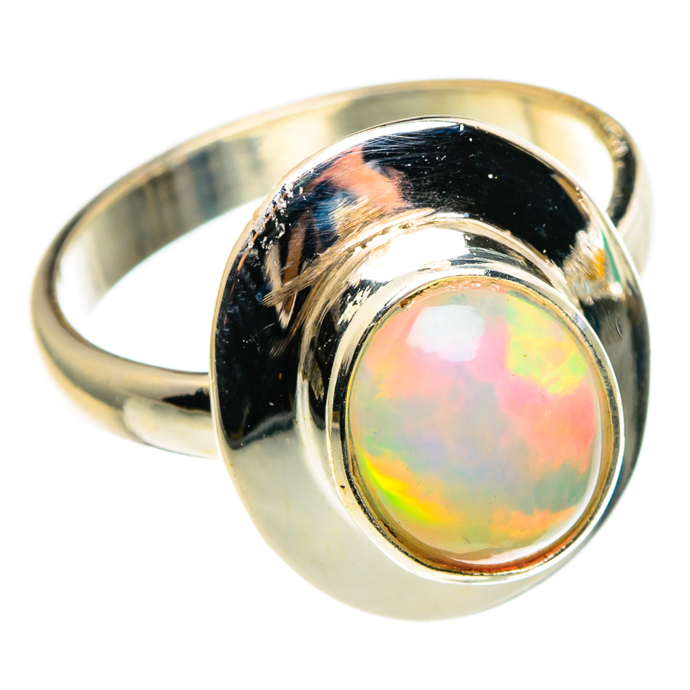 Ethiopian Opal Rings handcrafted by Ana Silver Co - RING85227