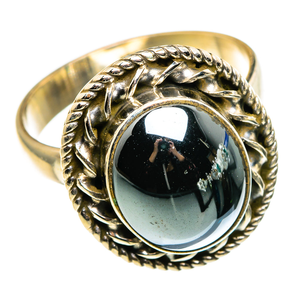 Hematite Rings handcrafted by Ana Silver Co - RING85228