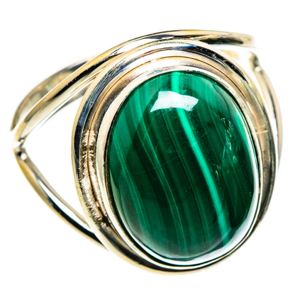Malachite Rings handcrafted by Ana Silver Co - RING85240