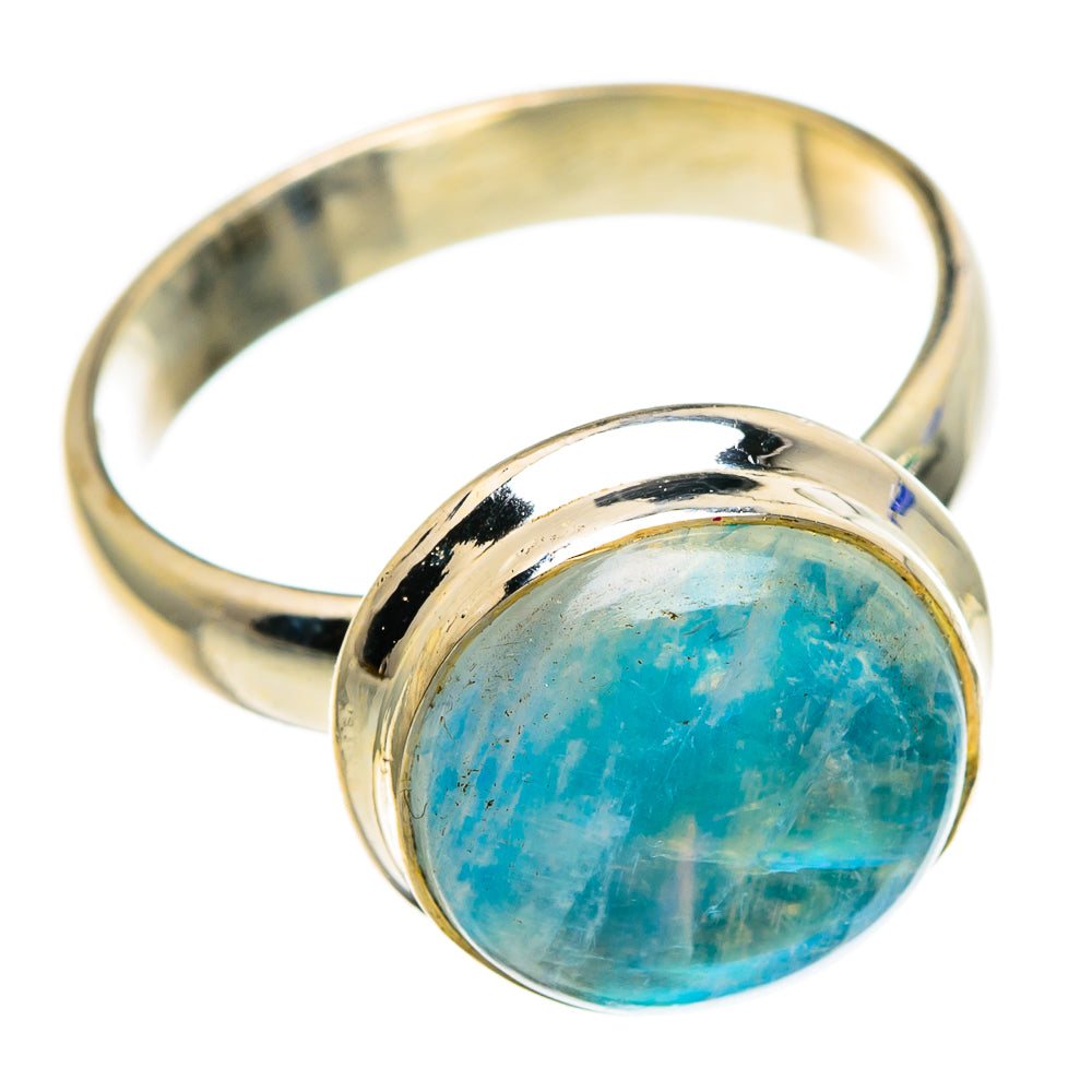 Rainbow Moonstone Rings handcrafted by Ana Silver Co - RING85241