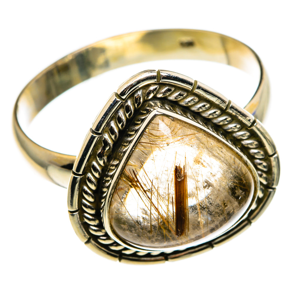 Rutilated Quartz Rings handcrafted by Ana Silver Co - RING85261
