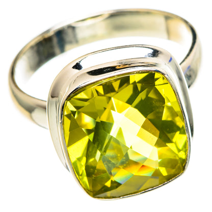 Lemon Quartz Rings handcrafted by Ana Silver Co - RING85272