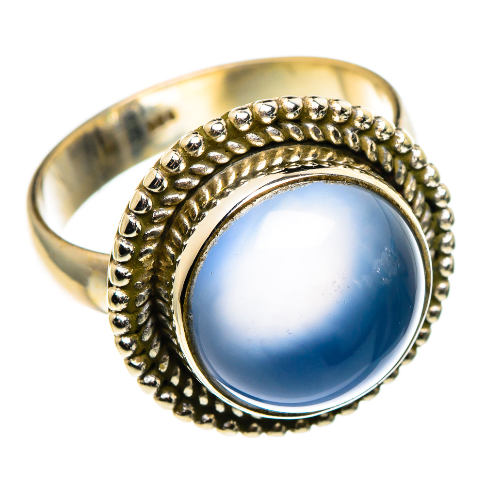 Aqua Chalcedony Rings handcrafted by Ana Silver Co - RING85279