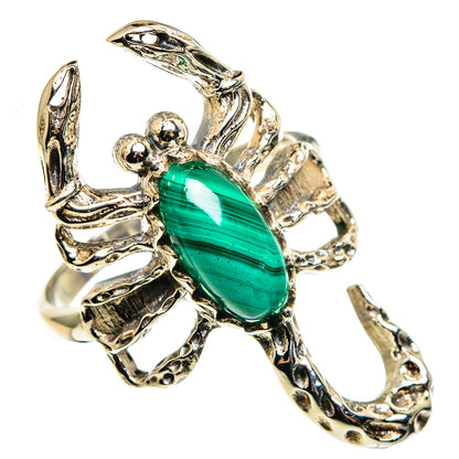 Malachite Rings handcrafted by Ana Silver Co - RING85281