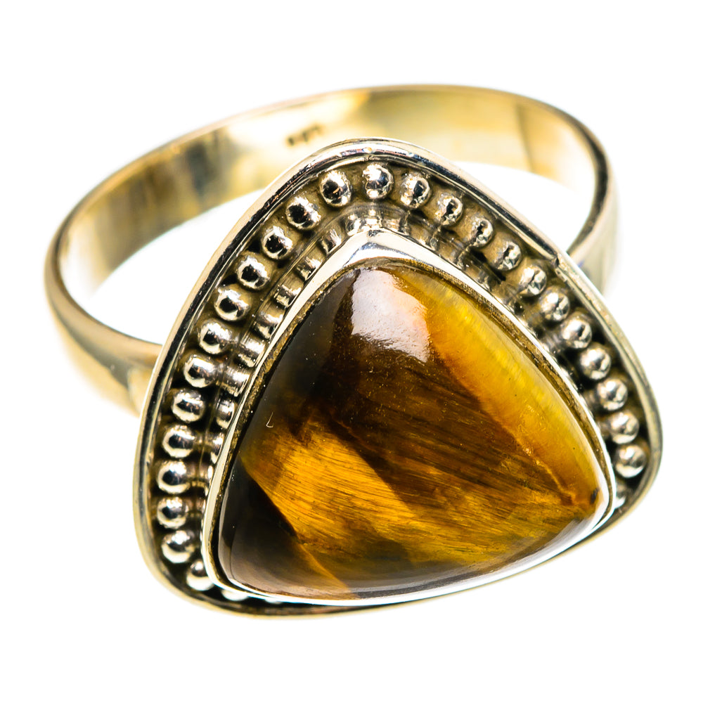 Tiger Eye Rings handcrafted by Ana Silver Co - RING85285