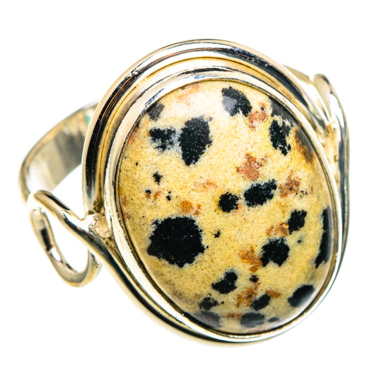 Dalmatian Jasper Rings handcrafted by Ana Silver Co - RING85287